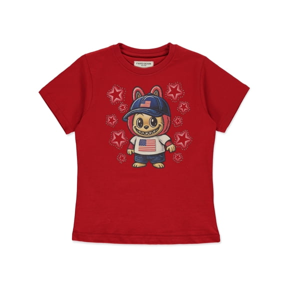 FWRD Boys' American Monster T-Shirt Color: red Size: 3t