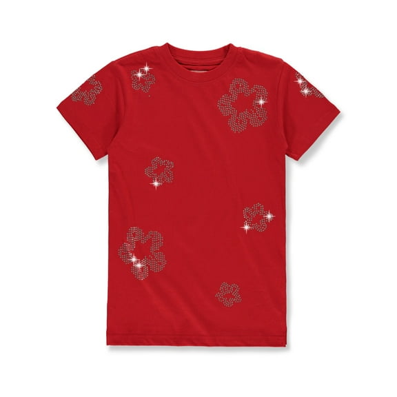 FWRD Boys' Crystal Flower T-Shirt Color: red Size: 3t
