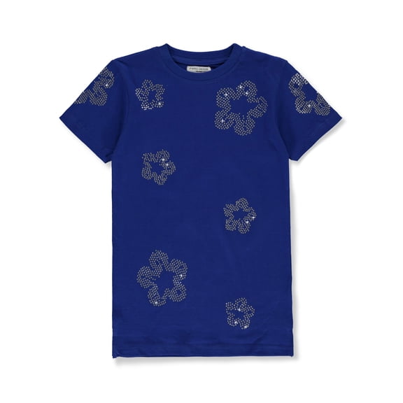 FWRD Boys' Crystal Flower T-Shirt Color: royal blue Size: 2t