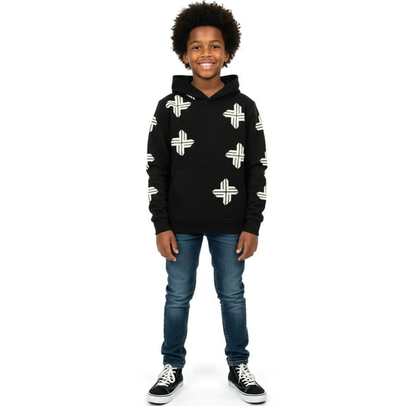 FWRD Boys' Diamond Hoodie Color: black Size: 2t