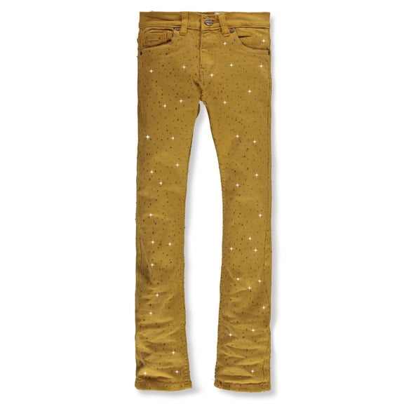 FWRD Boys' Gem Fearless Slim Jeans Color: brown/black Size: 5
