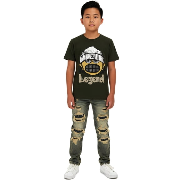 FWRD Boys' Legend T-Shirt Color: olive Size: 5