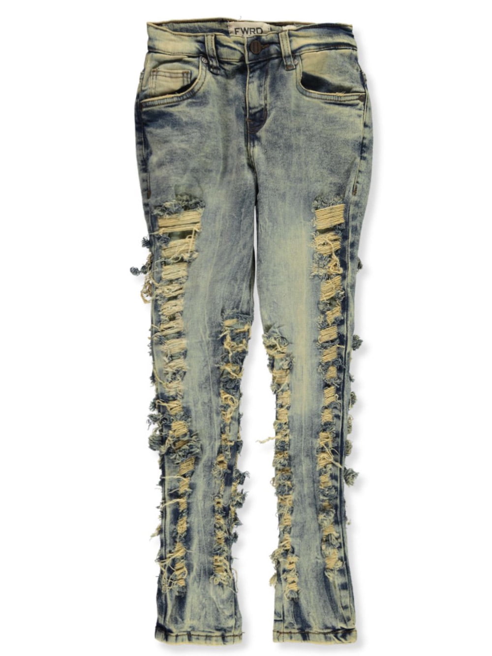 FWRD Boys' Shredded Moto Jeans - light tint, 8 (Big Boys) - Walmart.com