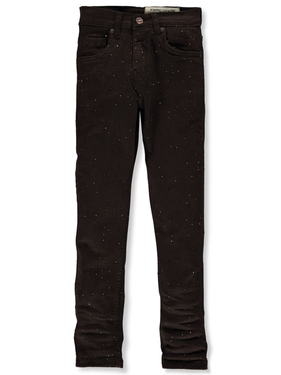 Boys' Slim Fit Rhinestone Jeans Color: brown Size: 2t