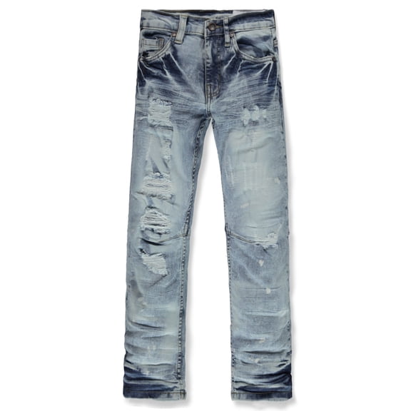 FWRD Boys' Slim Straight Fit Jeans Color: ice blue Size: 4