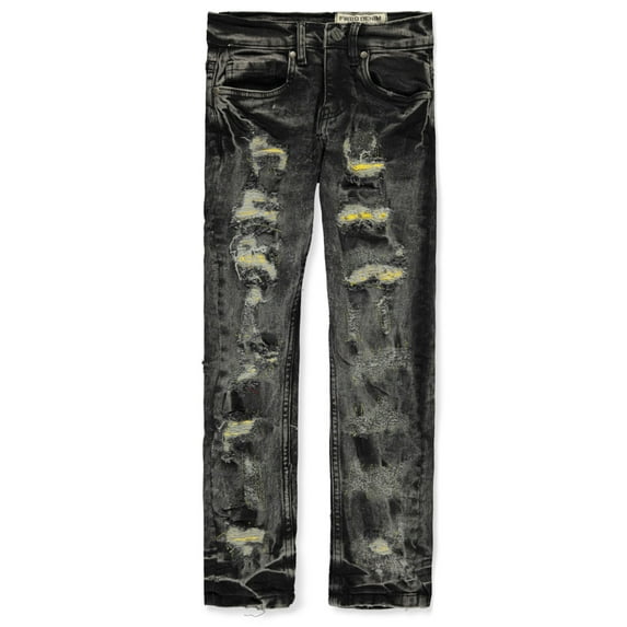 FWRD Boys' Sunset Rip Jeans Color: yellow Size: 3t