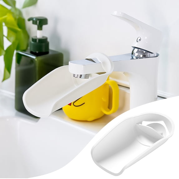 FWYOUNG Faucet Extender For Kids Faucet Extension Toddler Faucet Extender Extender For Toddler Hand Washing Water Nozzle Extender Kitchen Bathroom Faucet Extension Attachmen