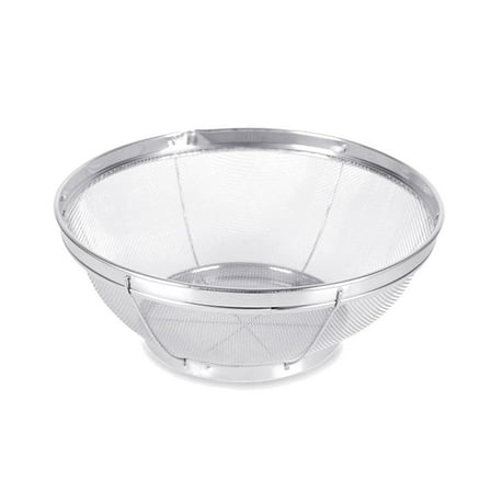 FWYOUNG Stainless Steel Fine Mesh Strainer Large Colander for Rice Pasta Yogurt 10 Inch Kitchen Sieve