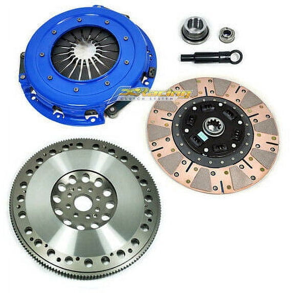 FX 10.5" DUAL FRICTION CLUTCH KIT+8-BOLT LITE FLYWHEEL FITS MUSTANG SVT COBRA 4.6