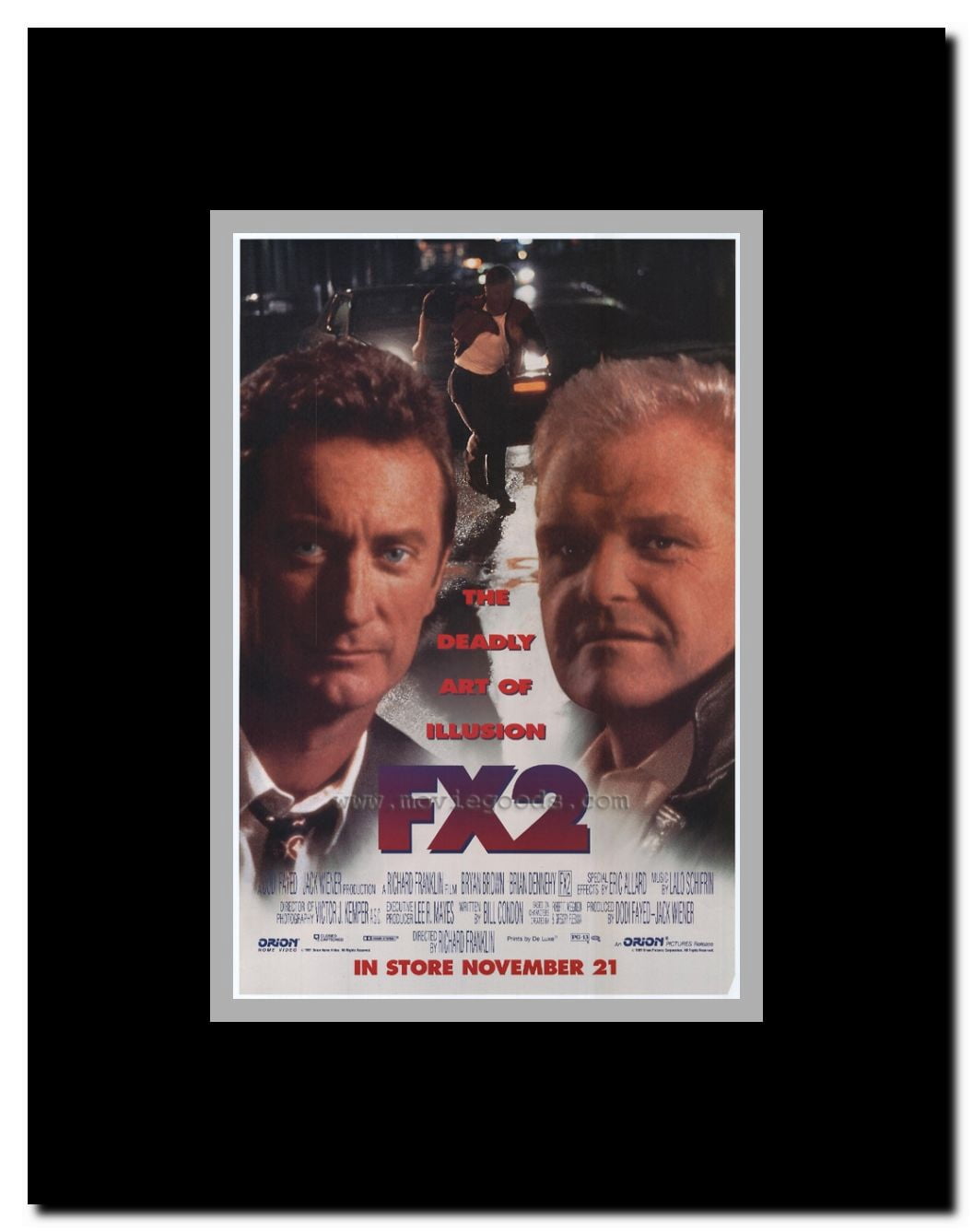 FX 2: The Deadly Art of Illusion Framed Movie Poster