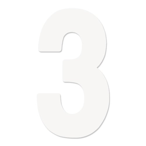 Factory Effex 26696 Fx 2015 Numbers Pro 8" White 3