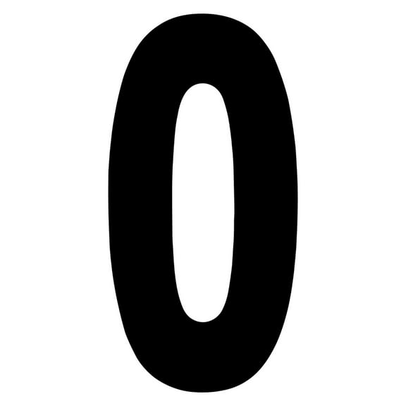 Factory Effex 18295 Fx 2015 Numbers Standard 6" Black 0