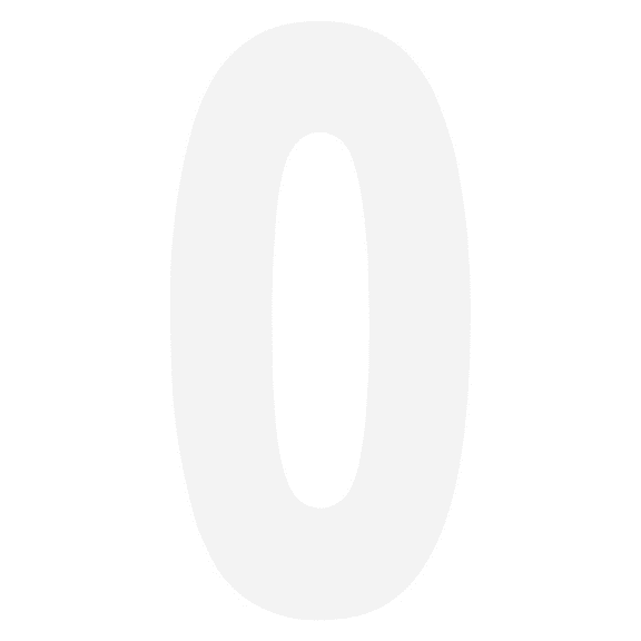 Factory Effex 29252 Fx 2015 Numbers Standard 8" White 0