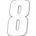 thumbnail image 1 of FX 2015 NUMBERS STANDARD 8" WHITE 8, 1 of 1