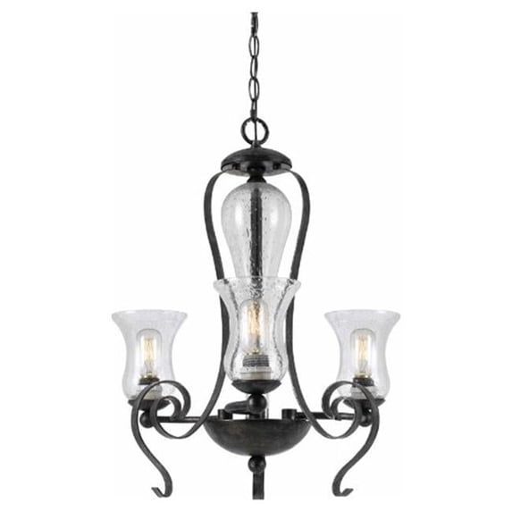 FX-3548-3 60 W X 3 Metal 3 Light Chandelier