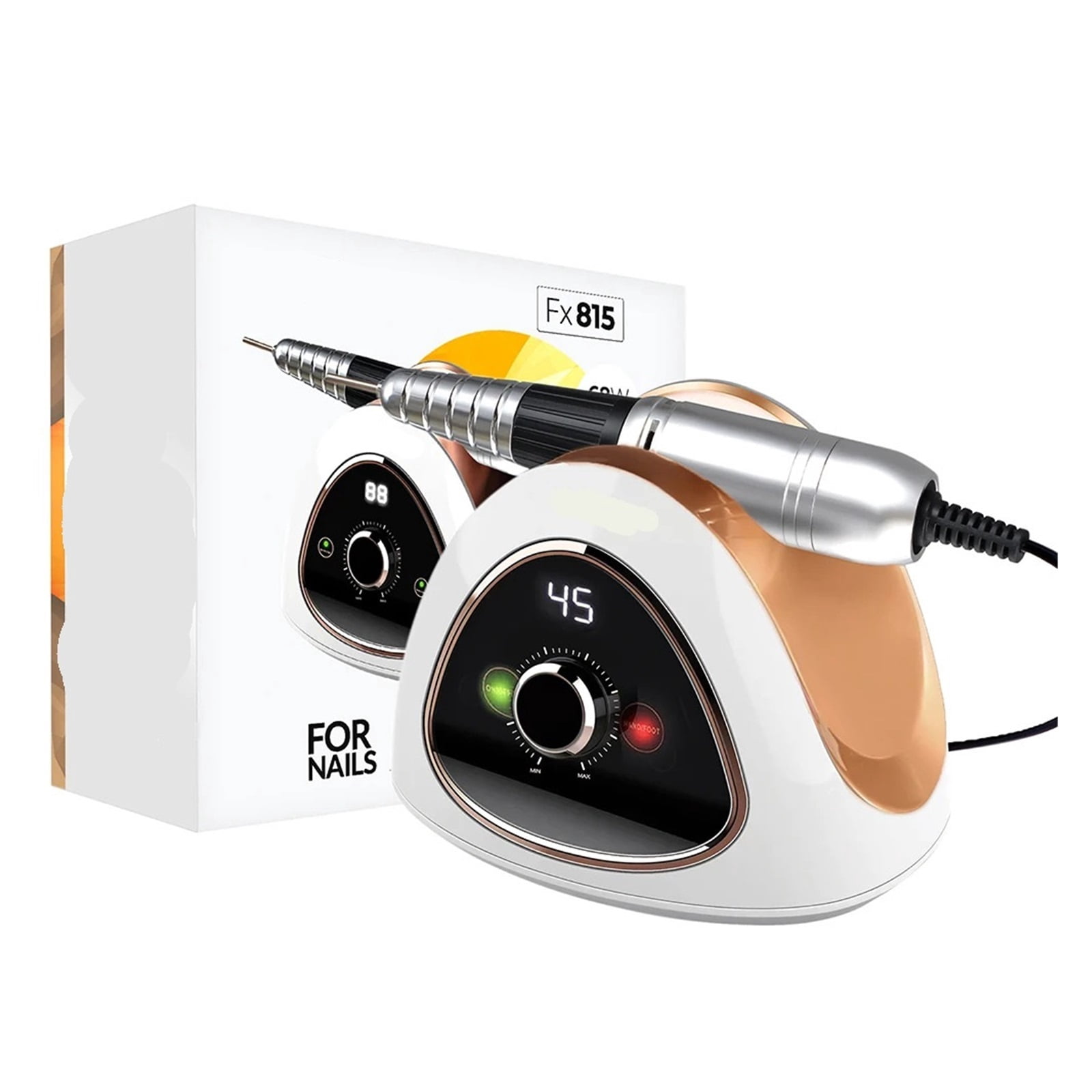 FX 815 45000RPM Professional Nail Drill Machine 68W Strong Electric Polishing  Machine Manicure Pedicure Set Nail Tools