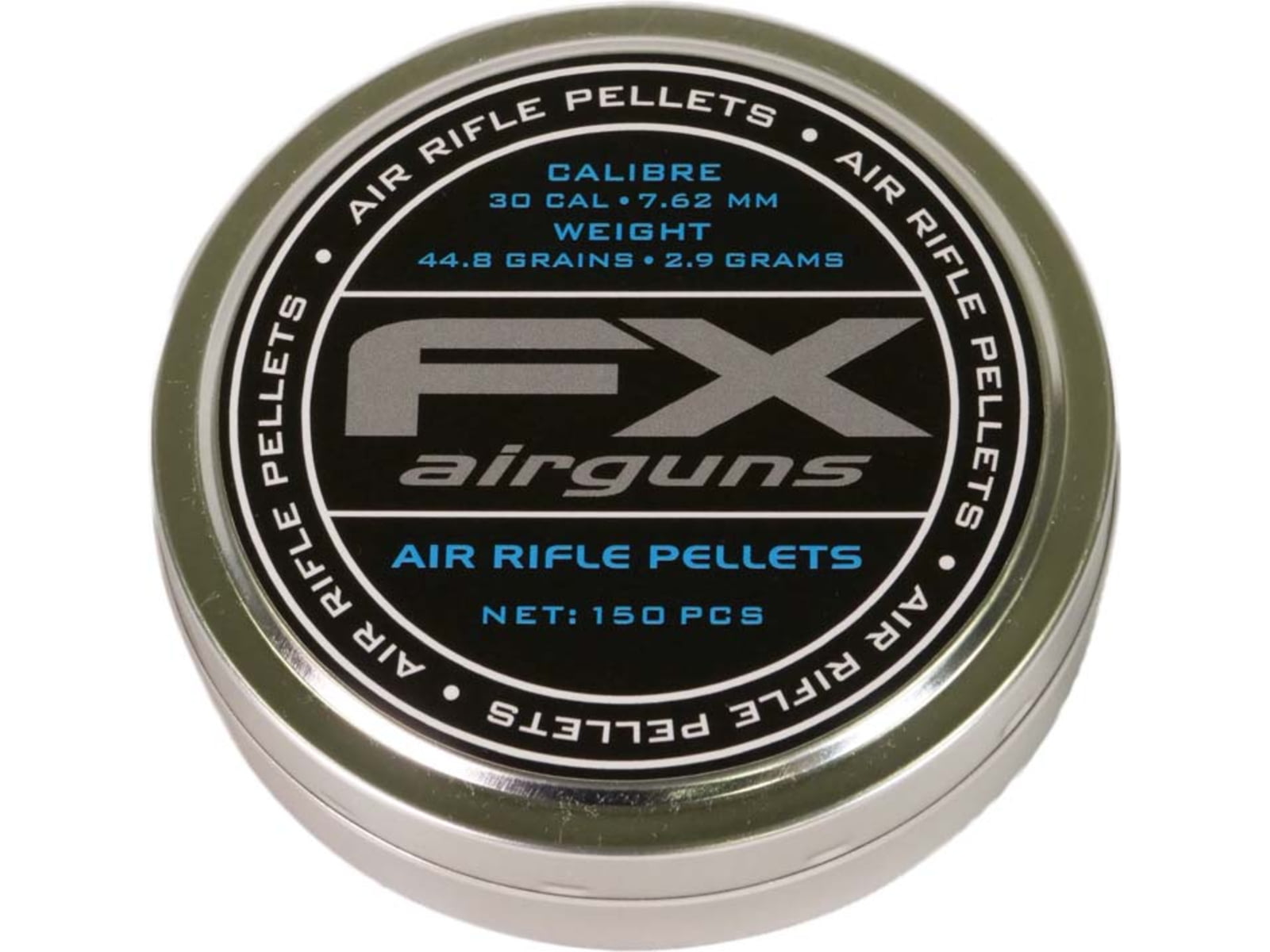 FX Air Rifle Pellets, .30 Caliber, 44.8 Grain, 150 Rounds,
