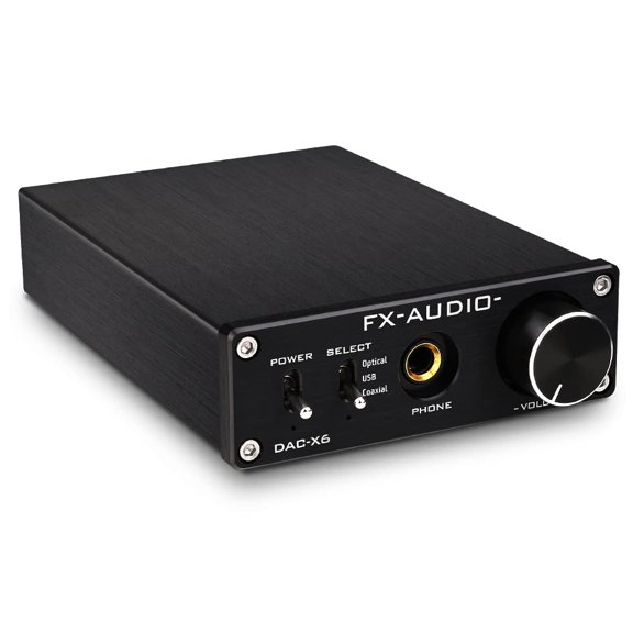 FX-Audio DAC-X6 3.5/6.35mm Decoder Headphone Amplifier & Usb Dac Combo DC12V