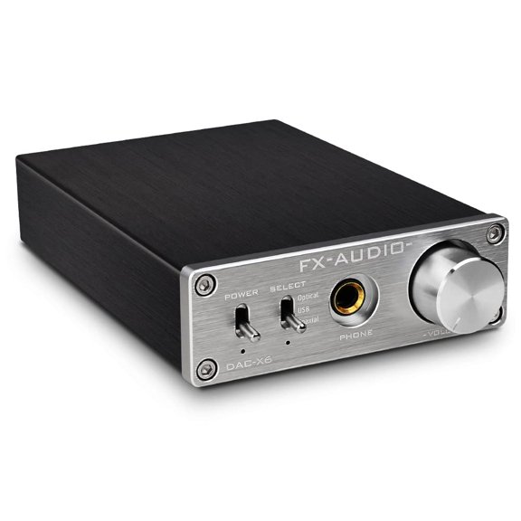 FX-Audio DAC-X6 3.5/6.35mm Decoder Headphone Amplifier & Usb Dac Combo DC12V