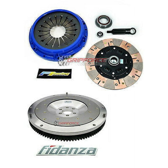 FX DUAL FRICTION CLUTCH KIT+FIDANZA FLYWHEEL FITS 87-92 SUPRA TURBO 7MGTE MK3