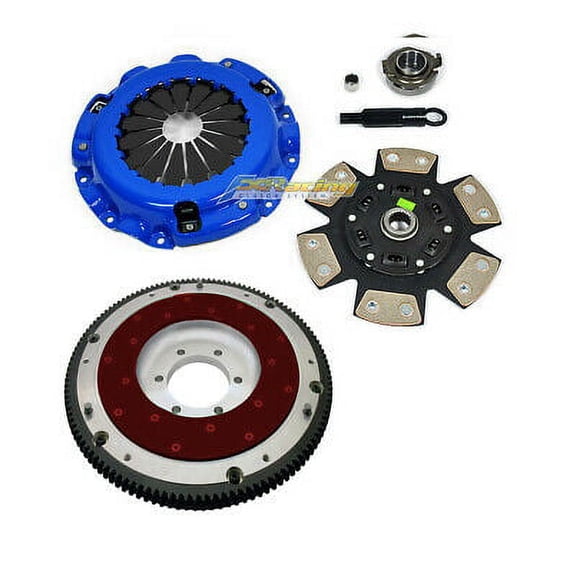 FX HD STAGE 3 CLUTCH KIT + ALUMINUM FLYWHEEL FITS MAZDA RX7 RX-7 TURBO 13B-RE