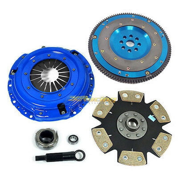 FX PERFORMANCE 4 CLUTCH KIT+ALUMINUM FLYWHEEL FITS 88-91 CIVIC CRX SiR EF8 9 JDM B16A