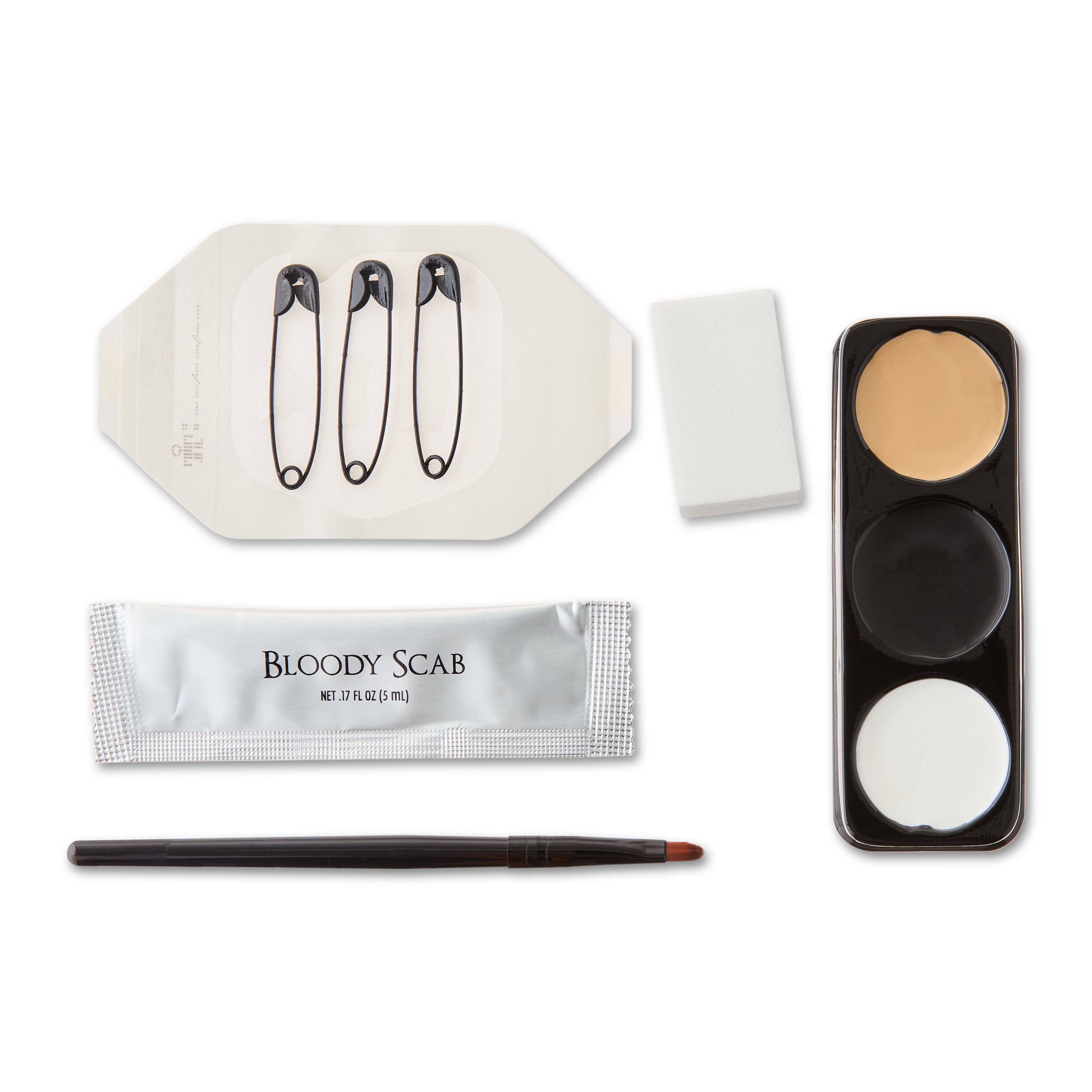 FX Safety Pin Makeup Set, Halloween Make-Up for Adults, by Fun World