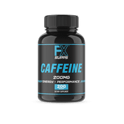 FX Supps Caffeine Pills for Energy, Focus, and Mental Clarity, 200mg per Serving, 200 Capsules