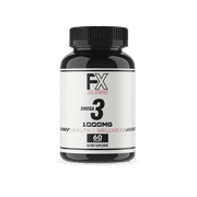 FX Supps Omega-3 Fish Oil Softgels, 1000mg, 60 Count