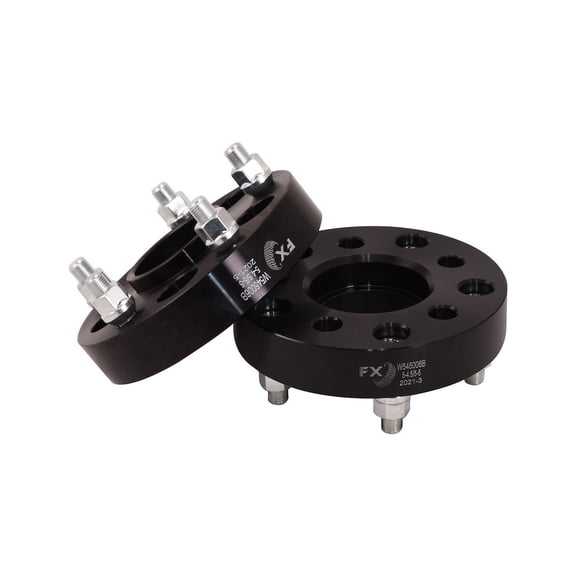 FX Wheels W545006B Wheel Adapter Black Set Of 2