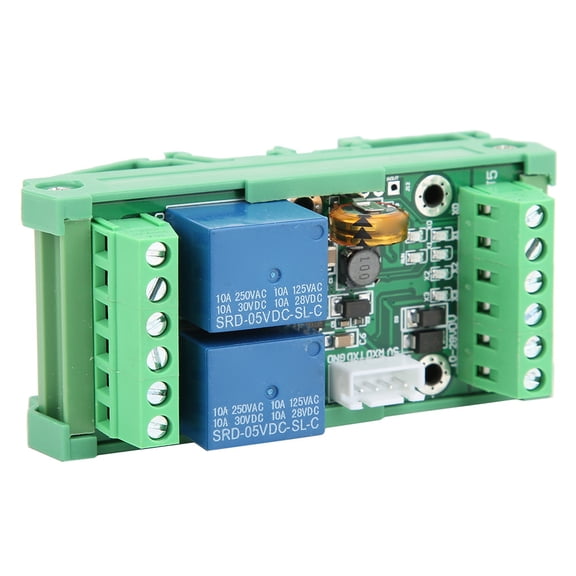 FX1N-6MR Programmable Logic Controller TTL 4-Input 2-Output Relay PLC Industrial Control Board (10" x 6" x 4" / 25.4 x 15.2 x 10.2 cm)