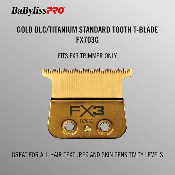 FX3 Standard Tooth Replacement Blades - 1 Count (Pack of 1)