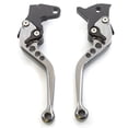 thumbnail image 1 of FXCNC CNC Aluminum Short Adjustable Brake Clutch Levers Compatible with HAYABUSA GSXR1300 1999-2007, DL1000 V-STROM 2002-2020, SV1000 SV1000S 2003-2007,TL1000R 1998-2003, 1 of 5