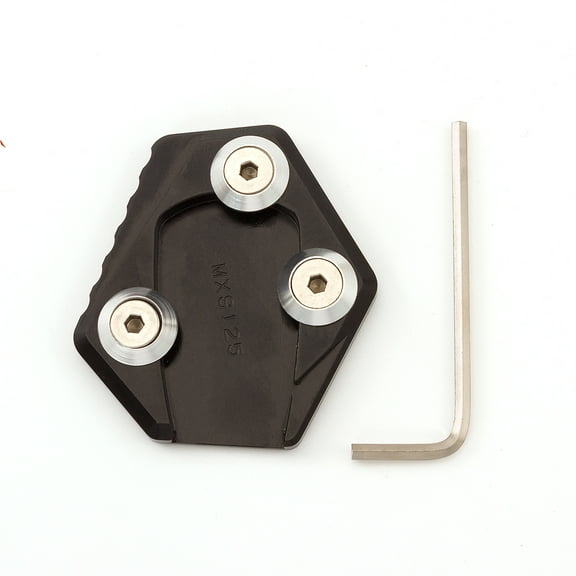FXCNC Motorcycle Side Stand Plate Kickstand Extension Pad Compatible with Honda MSX125 Grom 2012-2017 2018 2019 2020 2021 2022
