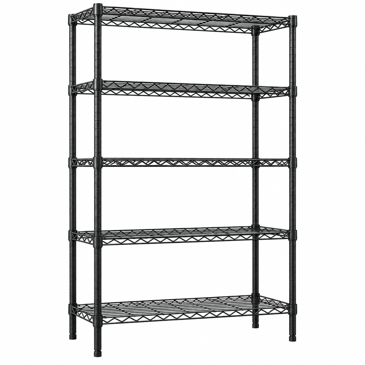 FXJ Heavy Duty Garage Shelving Unit, 72 in H x 48 in W x 20 in D, 5 ...