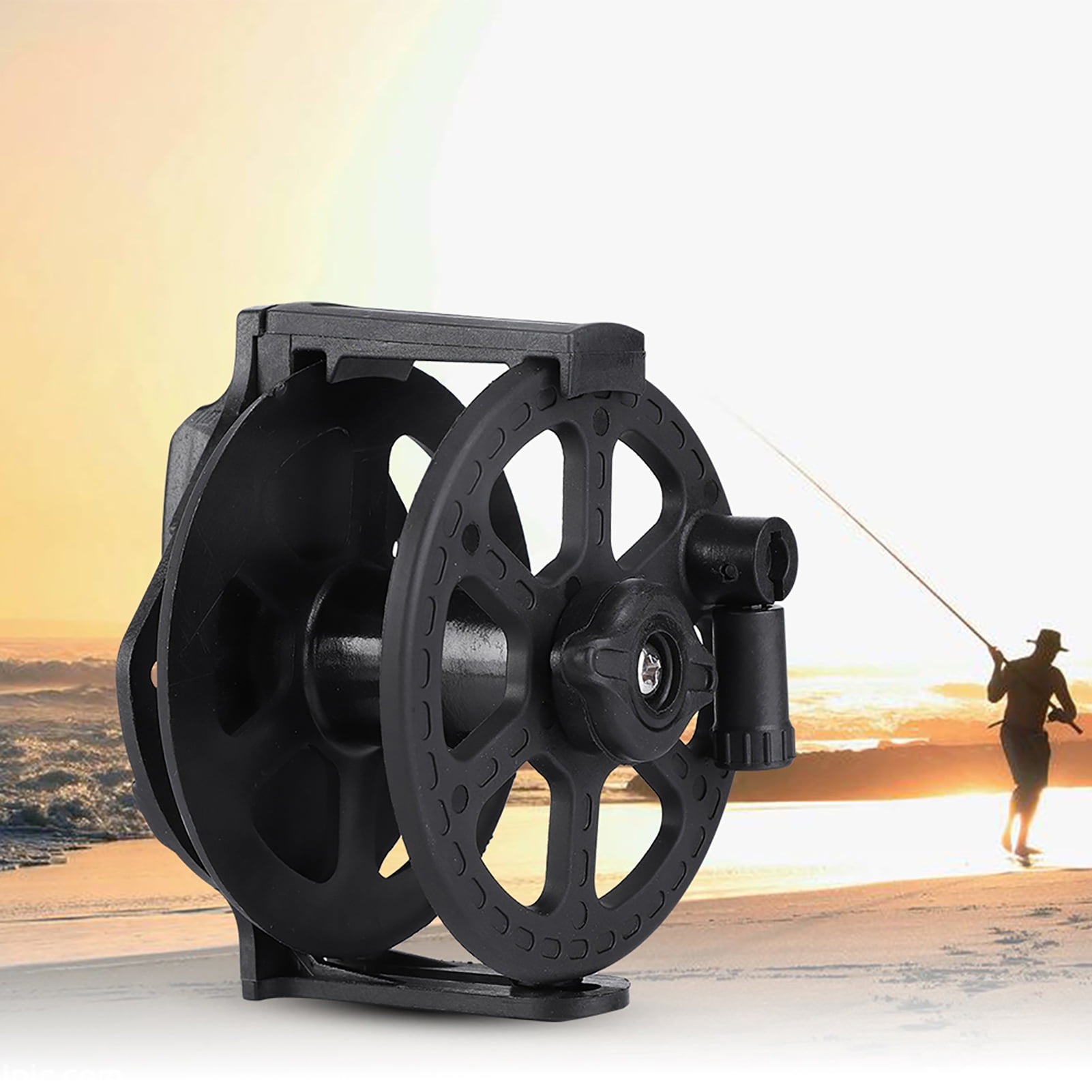 FXLY011 Fishing Wire Reel, Split Type Fishing Reel Underwater Wooden