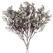 FXMLRLK 1 Bundle Artificial Flowers Gypsophila Bouquets Bulk Real Touch Fake Silk Flowers for Home Wedding DIY Floral Arrangement Kitchen Table Centerpiece Festival Decoration, Gray