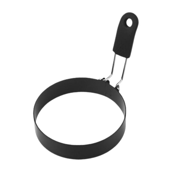FXMLRLK 1 Pack Egg Ring, Professional Pancake Mold, Egg Cooker Rings For Cooking, Stainless Steel Non Stick Round Egg Ring Mold For Fried Egg, Pancakes, Sandwiches(Round)