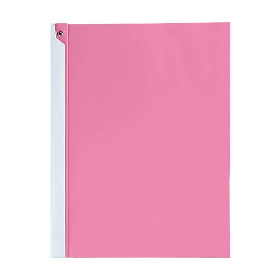 FXMLRLK 1 Pack Report Covers with Swing Clip, A4/Letter Size Plastic File Folders for Documents, Project Pockets for Presentation Binder Easy Document Storage, Red