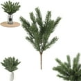 thumbnail image 1 of FXMLRLK 1 Pcs Real Touch Norfolk Pine Branches,14.6" Christmas Artificial Green Plants Branch Faux Cedar Stem Fake Greenery Pine Picks for Vase DIY Crafts Garland Wreath Christmas Decor,Green, 1 of 8