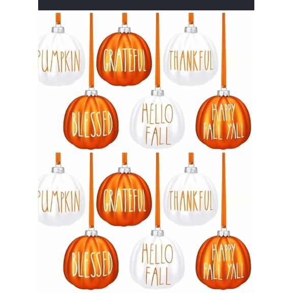 FXMLRLK 12 Pcs Fall Tree Pumpkin ornaments Color Mini Pumpkin Fall Tree Decoration Hanging Pumpkin Decorations for Home Thanksgiving Decorations, 2",Orange
