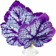 FXMLRLK 1PC Betta Fish Leaf Pad with Suction Cup Hammock Simulating Habitat Realistic Resting Fish Rest Bed Aquariums Decor Hammock Simulating Habitat