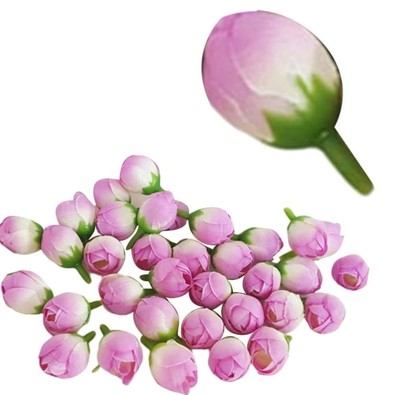 FXMLRLK 1PC Bud Cloth Flowers for Crafts Custom Bouquets and Other Projects. 8 Colors to Choose from.