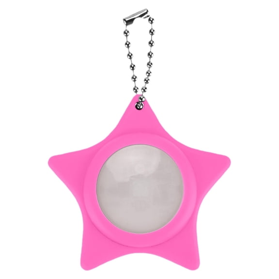 FXMLRLK 1Pc Luminous Star Keychain Fashion Handbag Pendant Unisex Key Chain Charm Key Chain Glow In The Dark Pendant Accessory and Keychain Carabiners Outdoor Recreation, Pink