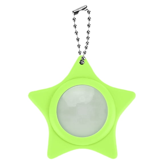 FXMLRLK 1Pc Luminous Star Keychain Fashion Handbag Pendant Unisex Key Chain Charm Key Chain Glow In The Dark Pendant Accessory and Keychain Carabiners Outdoor Recreation, Green