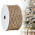 thumbnail image 1 of FXMLRLK 2.5 Inch Glitter Diamond Mesh Wired Ribbon for Christmas Tree Gift Wrapping Crafts Bows Wreaths Garland Wedding Christmas Tree Topper Holiday Decor 10 Yards,Gray, 1 of 8