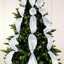 FXMLRLK 2*79 inches Satin Ribbon,Long Satin Ribbon, Fabric Ribbon for Gift Wrapping, Flower Bouquet, DIY Craft, Sewing, Wedding, Birthday Party Decorations,White