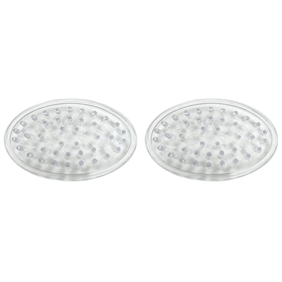 FXMLRLK 2 Pcs Clear Plastic Soap Holder Soap Dish Bar Saver Tray with Holes Sponge Holder for Kitchen Bathroom Shower Counter, 4.53 x 3.14 x 0.78 Inches