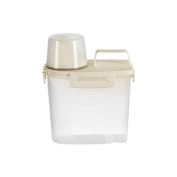 FXMLRLK 21x17cm Leak-Proof Laundry Detergent Dispenser, Double Sealed Refillable Container with Funnel Cap, BPA-Free PET Plastic for Fabric Softener, Bleach, Dish Soap