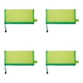 thumbnail image 1 of FXMLRLK 4 Pack 4 Colors Zipper Mesh Pouch, Pencil Pouch Pen Bag Colorful Pencil Pen Bag Multipurpose Travel Bags for Office Supplies Cosmetics Travel Accessories(Green), 1 of 9